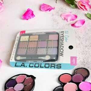 L.A. Colors 12-Color Bold Eyeshadow Set